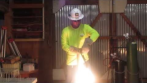 Oxygen Acetylene Getting A Flame by Operator Phenecie