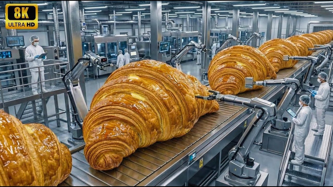 Inside a Modern Croissant Factory – France’s Flaky Breakfast Masterpiece