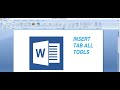 Beginner's Guide to Microsoft Word | MS Word Insert Tab Part 3