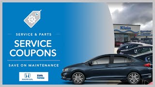 Honda Service Coupons Everett, WA // Klein Honda Service & Parts Specials