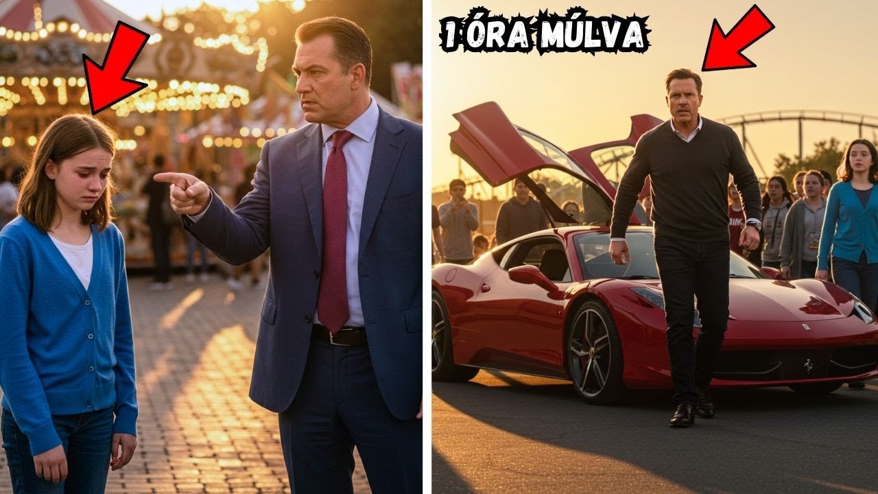 KIZAVARTÁK a 13 éves Lányt a Vidámparkból... 1 Óra Múlva a DÜHÖS Apja egy FERRARI-val Érkezett