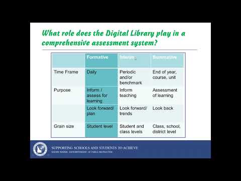 The ISAT Comprehensive Assessment System   Digital Library