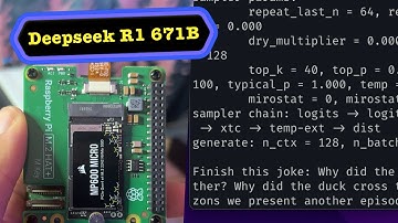 What happens when DeepSeek R1 (671B) runs on the Raspberry Pi 5?