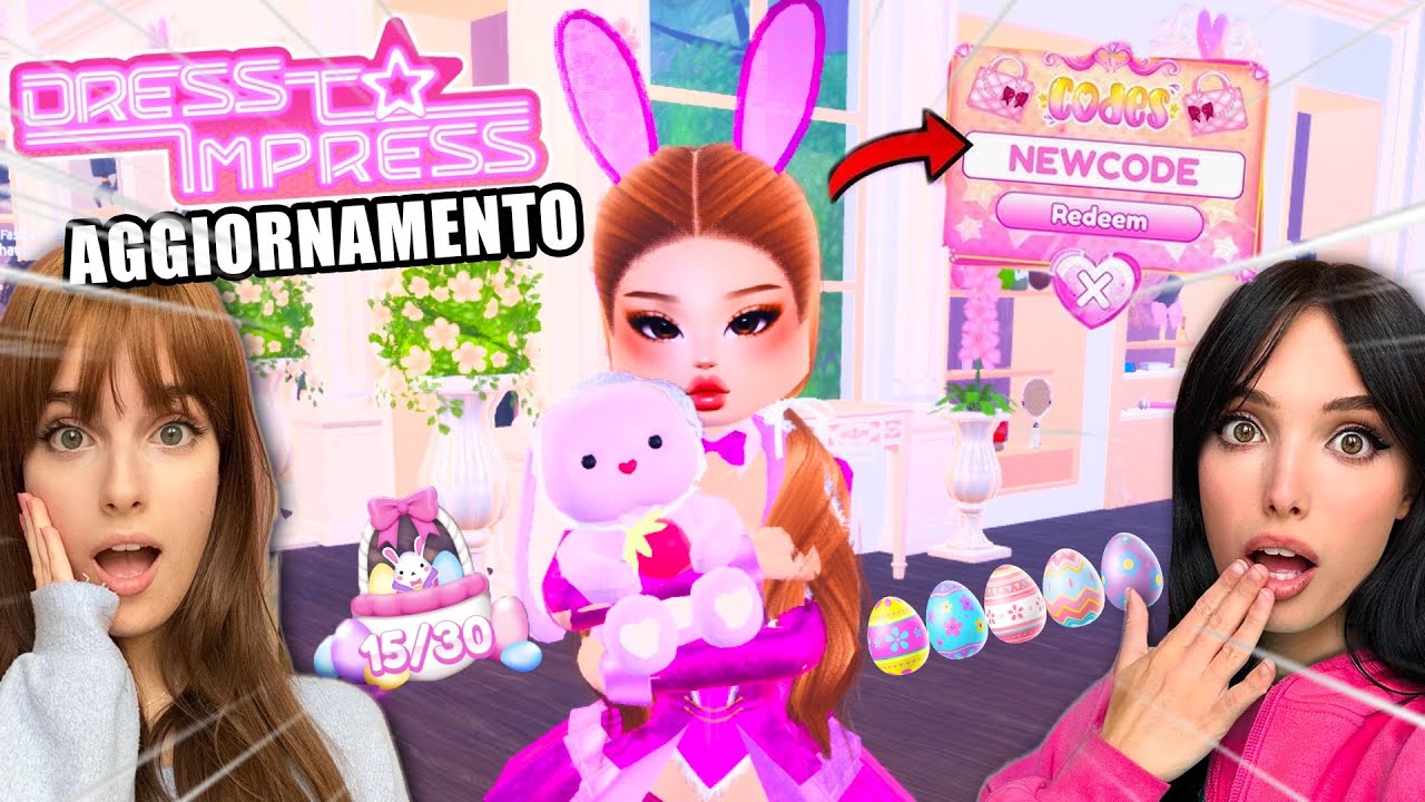 REAGIAMO ALL'AGGIORNAMENTO DI PASQUA DI DRESS TO IMPRESS *Nuovi codici*