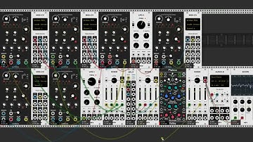 "Something about us" Cover on the early prototype of the Hora "Detour" synthesizer