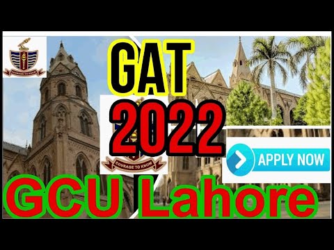 How to apply in GAT of GCU Lahore