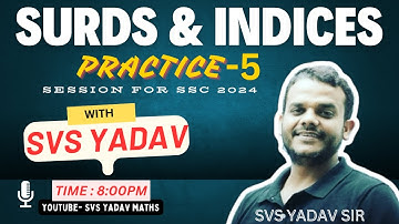 MATHS |TIME & DISTANCE | CLASS-5 FOR SSC CGL  2024 || BY SVS YADAV SIR #careerwillapp  #svsyadavmath