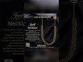 Luxurious 22K Gold Necklace – Elegant Laser Design with No Stones