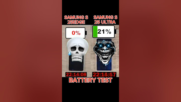 SAMSUNG GALAXY S25 EDGE VS SAMSUNG S25 ULTRA BATTERY TEST !!