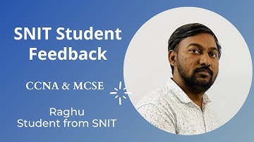 Student Success Story | IT Networking Training | SNIT Training Institute