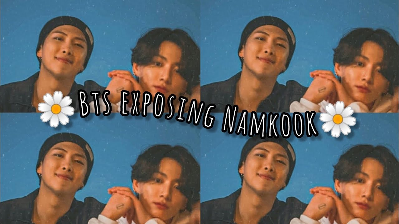 BTS exposing and supporting Namkook #rm #jungkook #namkook #bts
