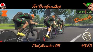 Zwift, WTRL TTT#343 , Team CLS-Diesels, Two Bridges Loop
