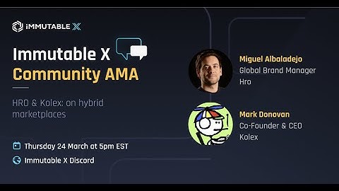 HRO X ImmutableX AMA