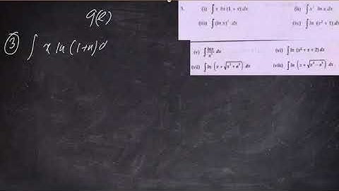 Online Chse | solution of ex9e | integration by parts | chse class 12 math solution