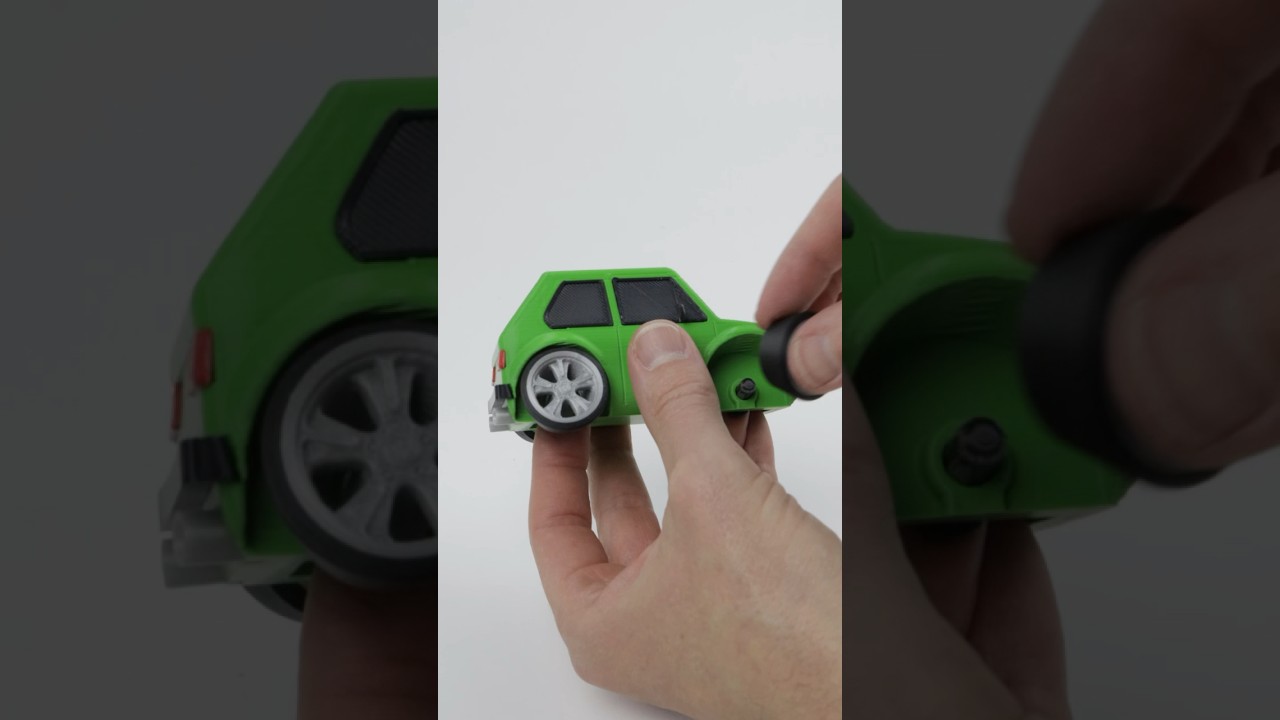 Tooned VW Golf Mk1 - 3D printed model kit