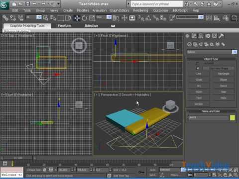 Подобъекты в 3D MAX