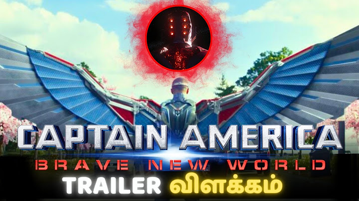 Captain America Brave New World TRAILER BREAKDOWN | Tamil | HULK | Avengers | Eternals and more.