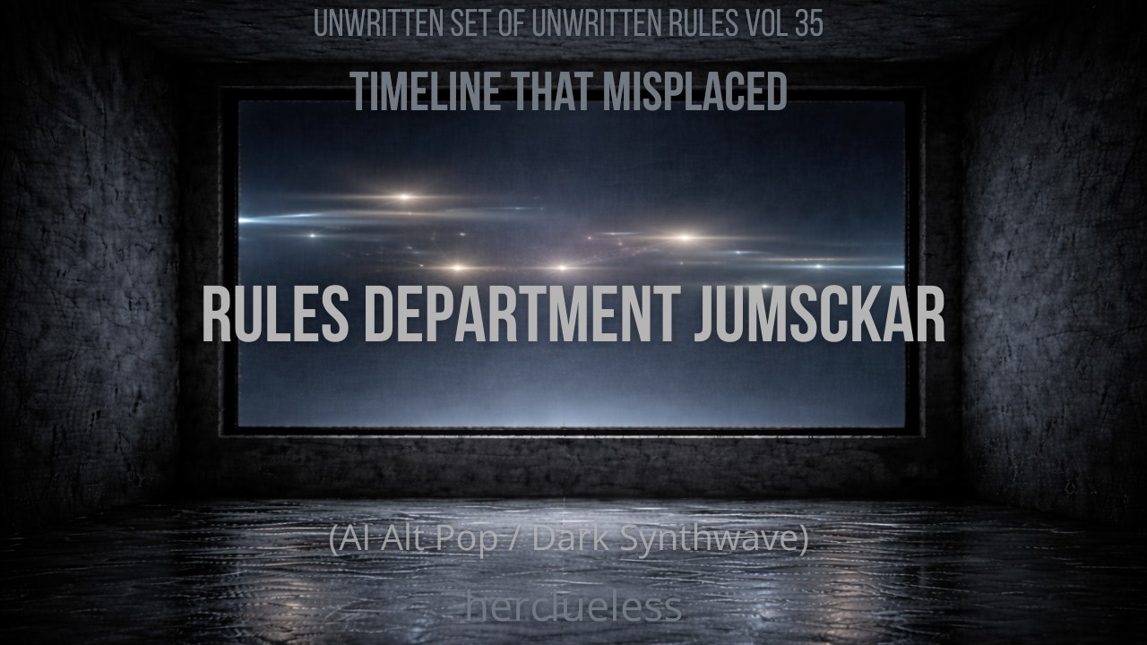 rules department jumsckar | herclueless (AI Alt Pop / Dark Synthwave)
