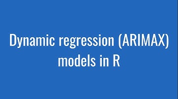 9.4: Dynamic regression (ARIMAX) models in R