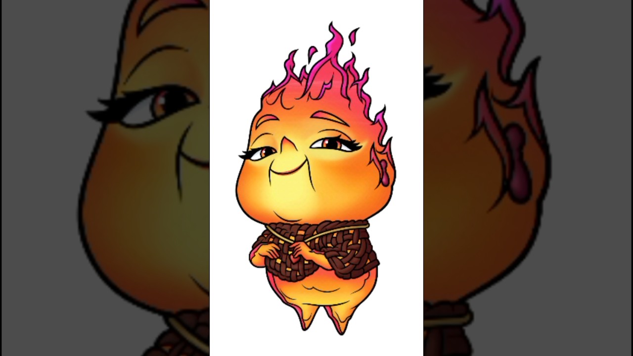 Cinder Lumen 👑 colouring 🎈💖🖤🤍💙