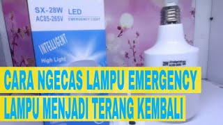 REVIEW||Lampu LED Emergency LUBY L-1021 10 WATT Tahan Hingga 12 Jam.. 