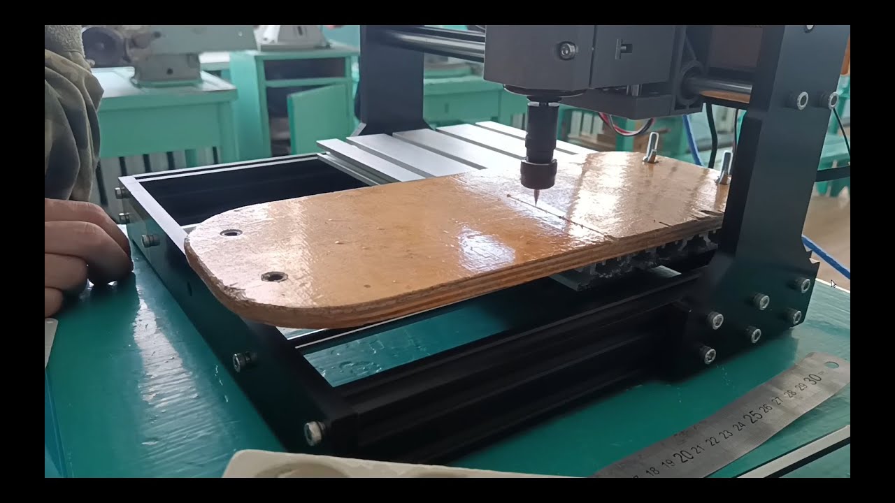 Создание G-Code программы для станка AZ-CNC3018F в Inkscape - YouTube