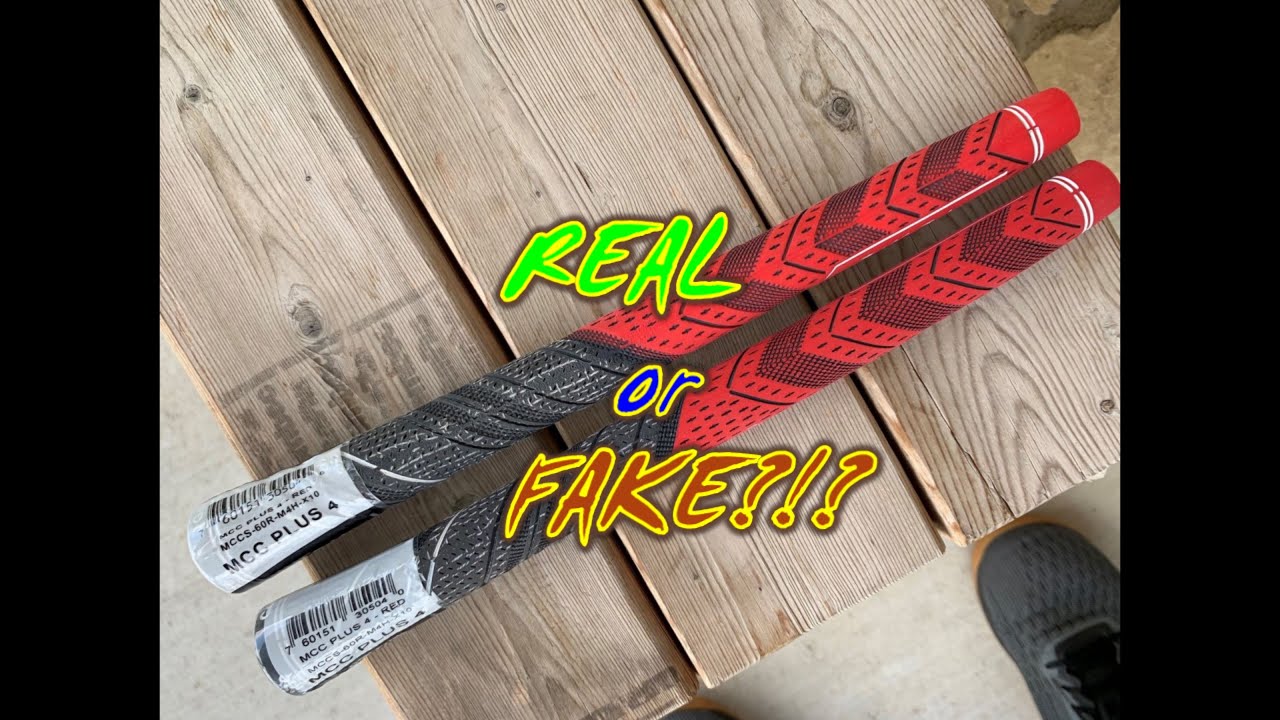 Golf Pride MCC Plus4 Grips Real or Fake?! Let's see if you can tell