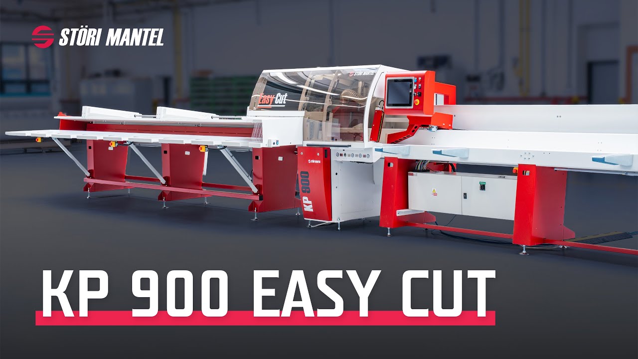 🔴 STÖRI MANTEL – KP 900 EasyCut Crosscut Saw: From Raw Material to Perfect Cut