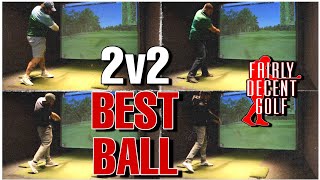 Our First Ever Match! 2v2 Best Ball Format... Pinehurst No. 2 - FRONT 9