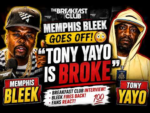 Tony Yayo vs Memphis Bleek HEATS UP 😳 Bleek Responds on The Breakfast Club