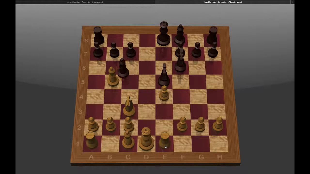 Video 1 -Chess Agains Macbook Pro