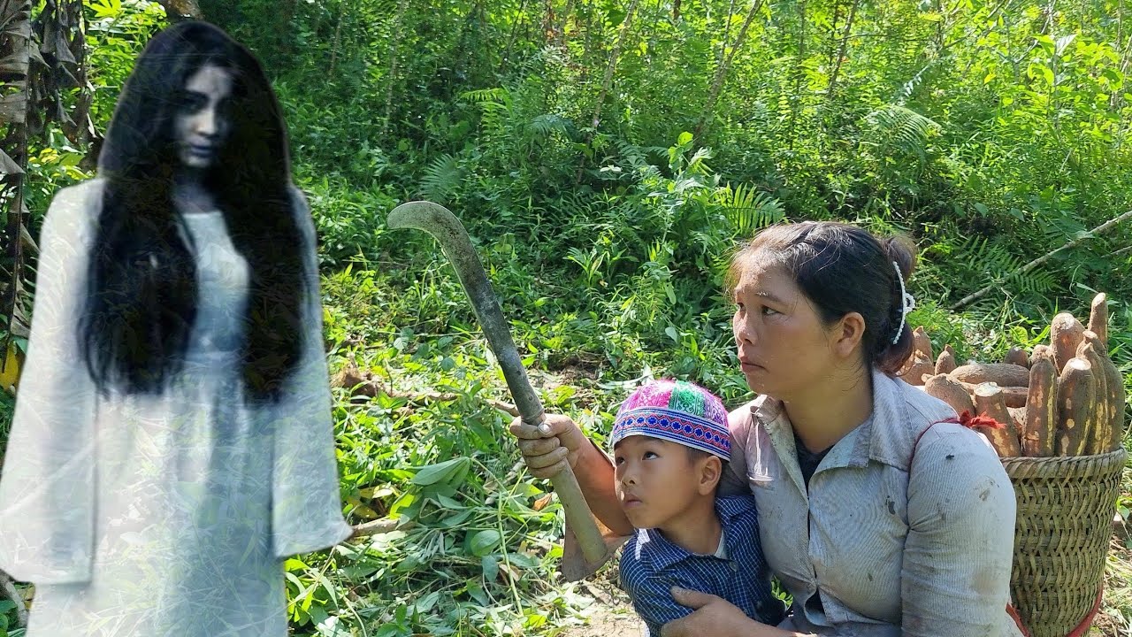 TIMELAPSE: 130 days of living in the forest attacked by ghosts - Catching fish to sell