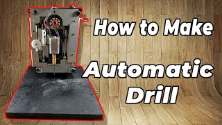 How to make DIY Automatic Drill PCB | PCB drilling Machine
