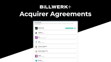 Acquirer Agreements for card payments with Billwerk+ Optimize and Pay