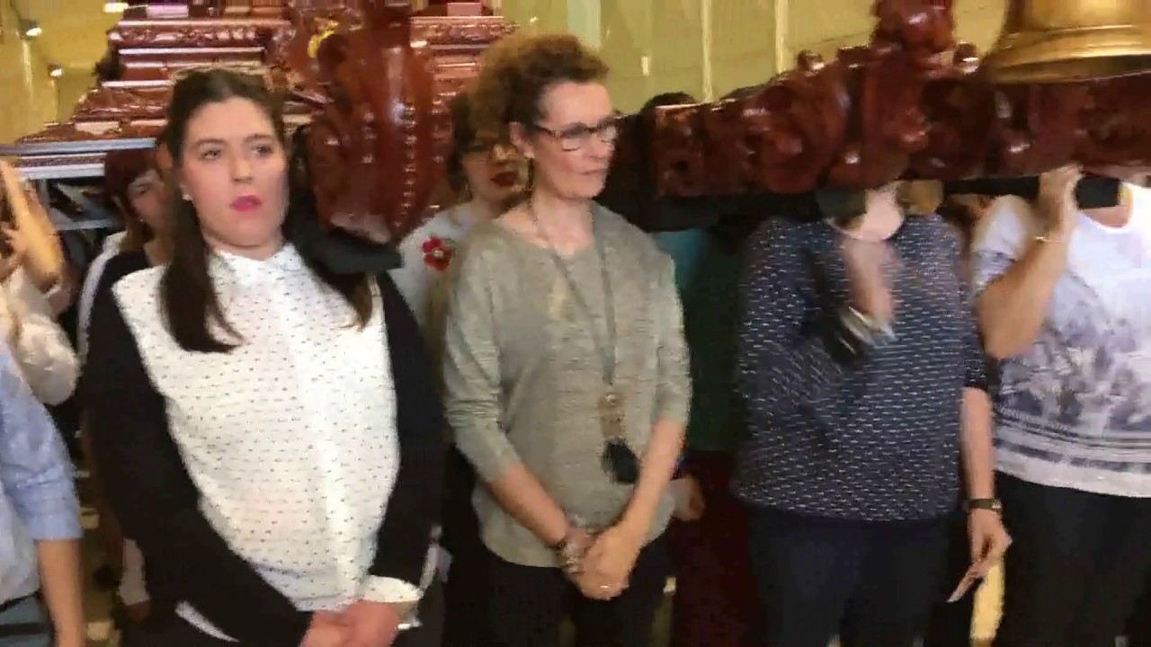 Ensayo Horquilleras Virgen del Amor (12-3-2017)