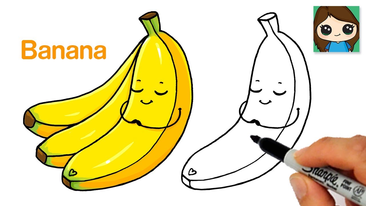 banana bunch sketch hand drawn vector 17588738 Vector Art at Vecteezy