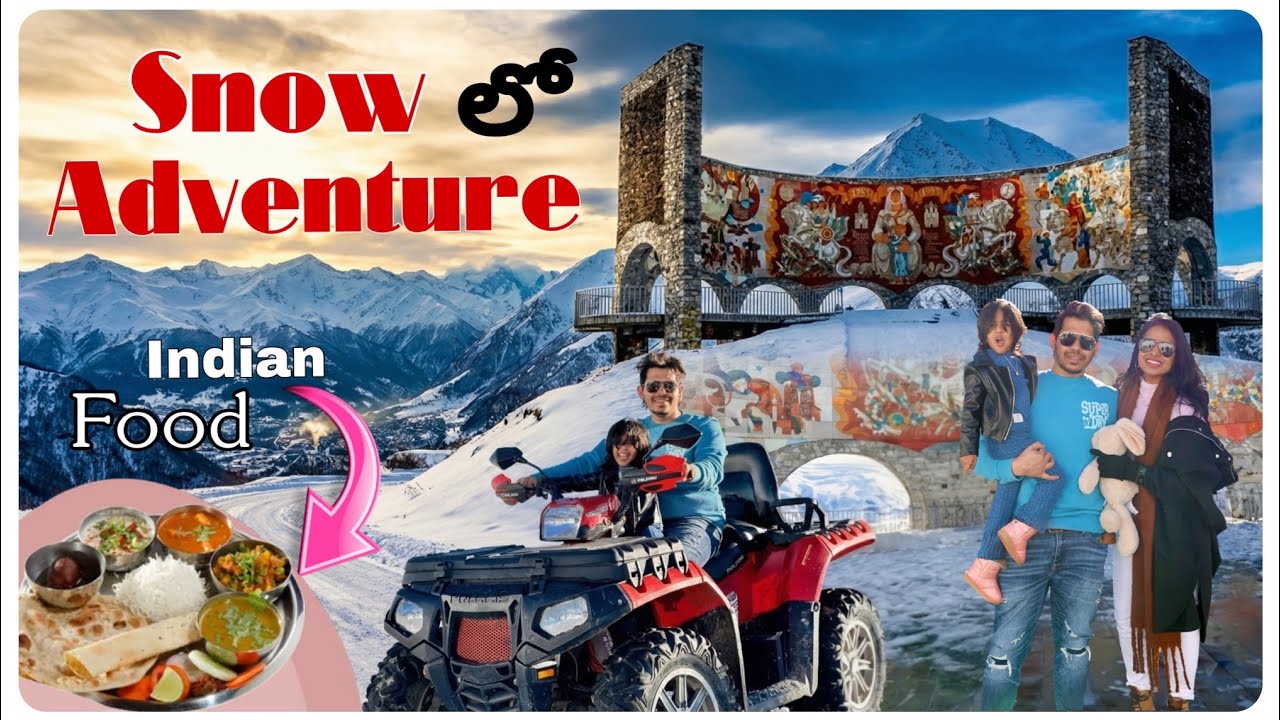 Gudari Continued | మంచు అందాలు| Off Road Ride | Panorama Views |Indian Food 🍛 Gudari→Back to Tbilisi