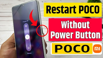 how to restart poco phone without power button 