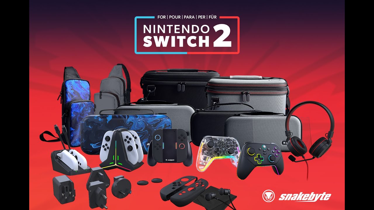 Switch Up To A Better Accessory This Holiday With snakebyte! New Range for Switch™ 2  Now Shipping!