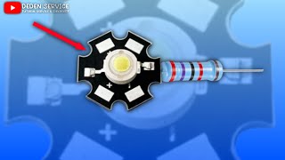 GABUNGKAN RESISTOR DAN LAMPU LED HPL || Hasilnya Sangat Menakjubkan 