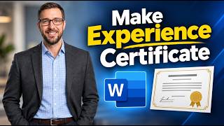 How To Make Experience Certificate In Microsoft Word - Professional Design [2026 Guide]