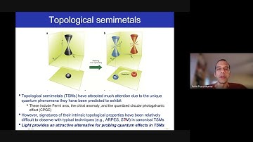 Seminar: Using Nonlinear Optics to Shed New Light on Topological Semimetals