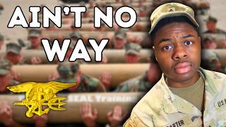 Army Solider Reacts to Navy Seals BUD/S Tryouts - Hell Week Training