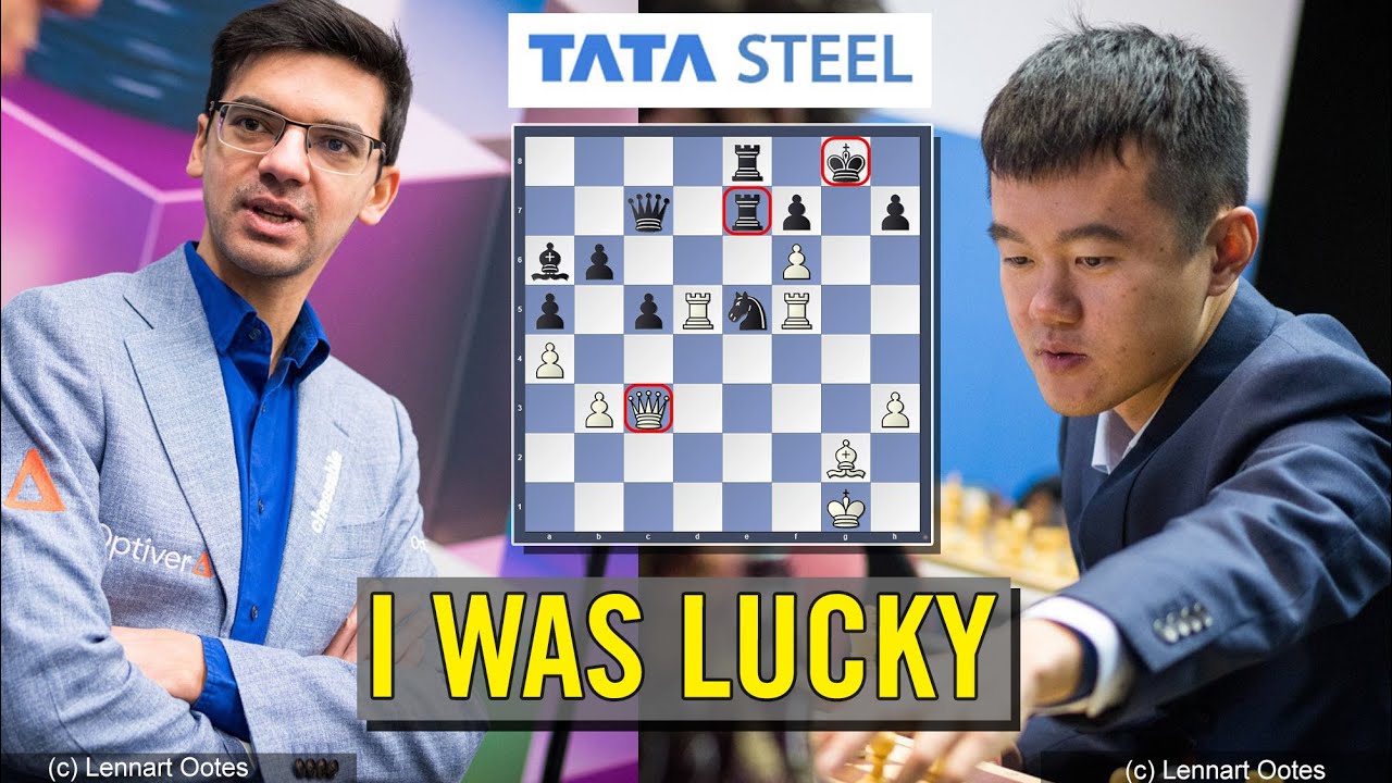 Anish Giri beats World No.2 Ding Liren in Round 9 of the Tata Steel Masters  2023