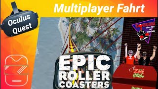 Epic Roller Coasters: Zusammen Achterbahn fahren in VR mit Hoshi82 | Oculus Quest Spiele [deutsch] screenshot 4