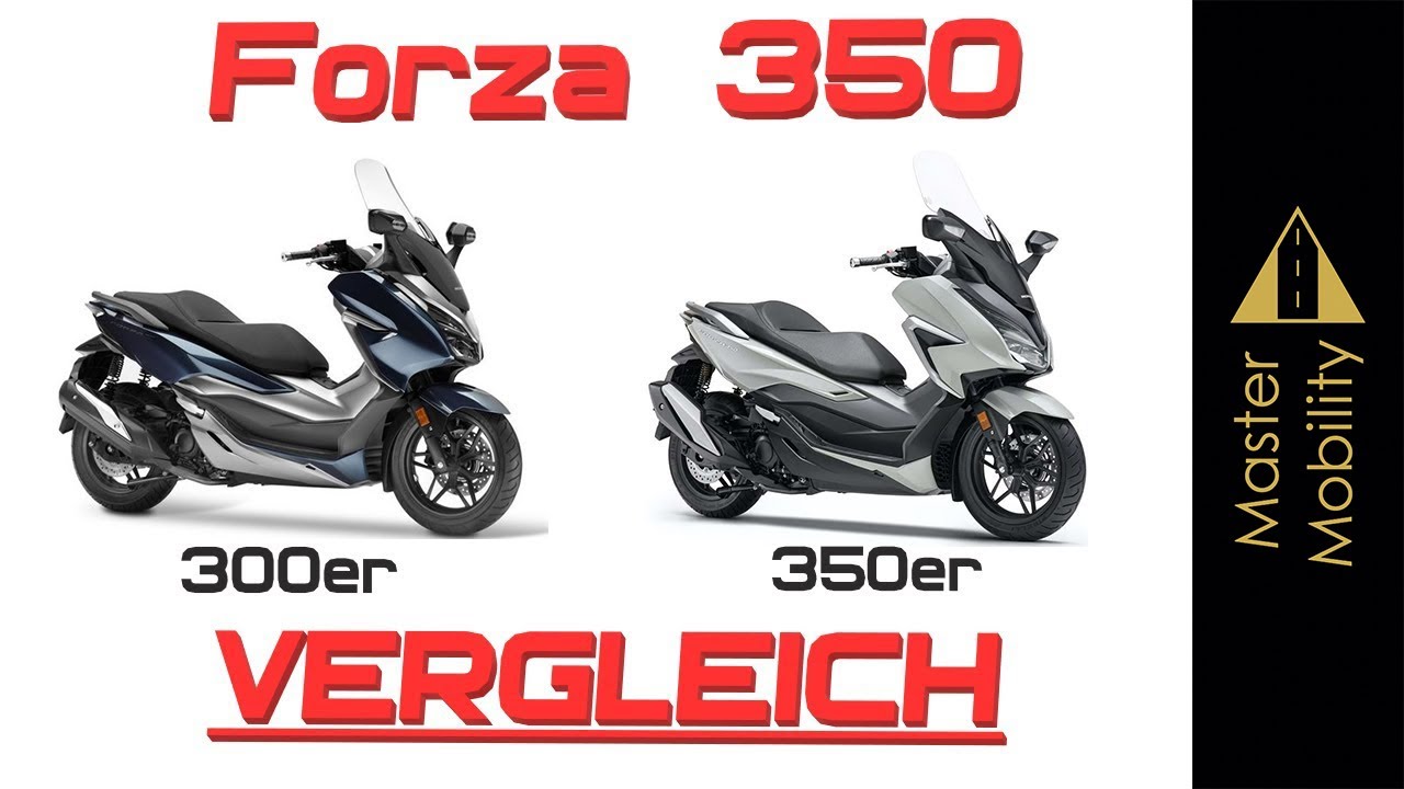 Honda Forza 300 350 21 Vergleich Was Hat Sich Geandert Mastermobility Youtube