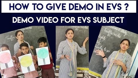A perfect demo for EVS || How to give demo(for freshers)