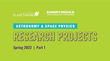 Astronomy and Space Physics Capstone Projects Spring 2022, Part 1