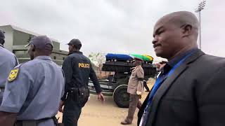 Mangosuthu Buthelezi Body Leaves The Stadium 🏟️ In Military Procedure And Amabutho Culture Way