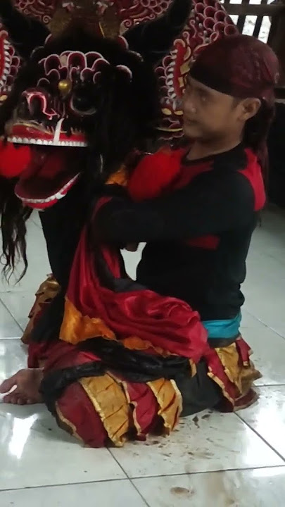 Barongan Bhayangkara di joki mas Bondan Permadi